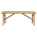 vidaXL Dohányzóasztal Barna 110 x 50 x 43 cm bambusz