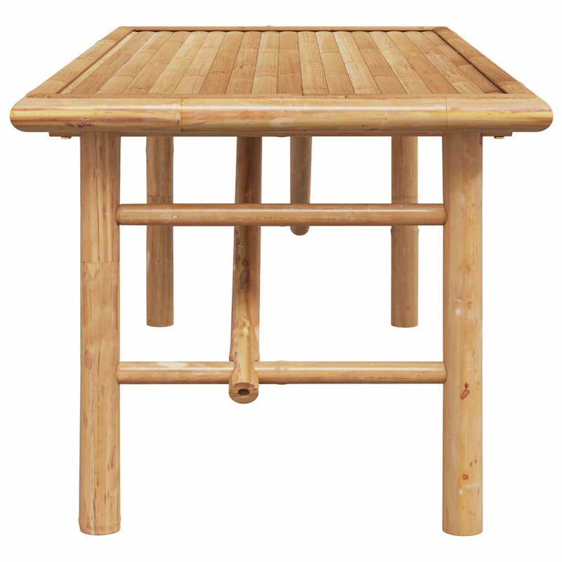 vidaXL Dohányzóasztal Barna 110 x 50 x 43 cm bambusz