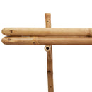 vidaXL Falifiók polcokkal tárolóval Barna 75 x 26 x 60 cm bambusz