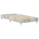 vidaXL Ágykeret Beton Szürke 203 x 93 x 25 cm Faanyag