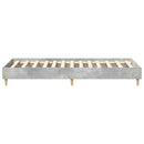 vidaXL Ágykeret Beton Szürke 203 x 93 x 25 cm Faanyag