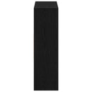 vidaXL fekete tölgy színű szerelt fa könyvszekrény 97,5x29,5x100 cm