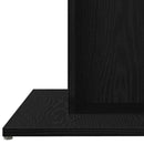 vidaXL fekete tölgyfa étkezőasztal 80 x 80 x 75 cm rétegelt fa