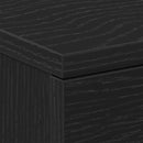 vidaXL fekete tölgy színű szerelt fa éjjeliszekrény 38x35x55 cm