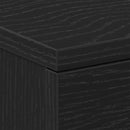 vidaXL 2 db fekete tölgyszínű szerelt fa éjjeliszekrény 38x35x55 cm