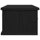 vidaXL Fali Szekrény fiókkal Fekete tölgy 60 x 26 x 18,5 cm Faanyag