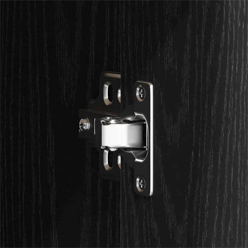 vidaXL fekete tölgy szerelt fa tálalószekrény 88x30x64 cm