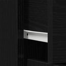 vidaXL Széf fiókkal Fekete tölgy 60 x 30 x 75 cm Faanyag