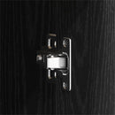 vidaXL Széf fiókkal Fekete tölgy 60 x 30 x 75 cm Faanyag