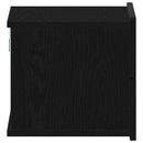 vidaXL Éjjeliszekrény fiókkal Fekete tölgy 40 x 30 x 30 cm Faanyag