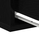 vidaXL Éjjeliszekrény 2 pcs Fekete tölgy 40 x 30 x 30 cm Faanyag
