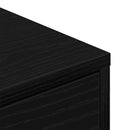 vidaXL Cipőtartó fiókkal ajtóval Fekete tölgy 60 x 35 x 84 cm Faanyag