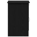 vidaXL Asztal fiókkal tárolóval Fekete tölgy 100 x 50 x 76 cm Faanyag