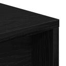 vidaXL Asztal Fekete tölgy 200 x 50 x 76 cm Faanyag