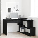 vidaXL Asztal Fekete tölgy 200 x 50 x 76 cm Faanyag