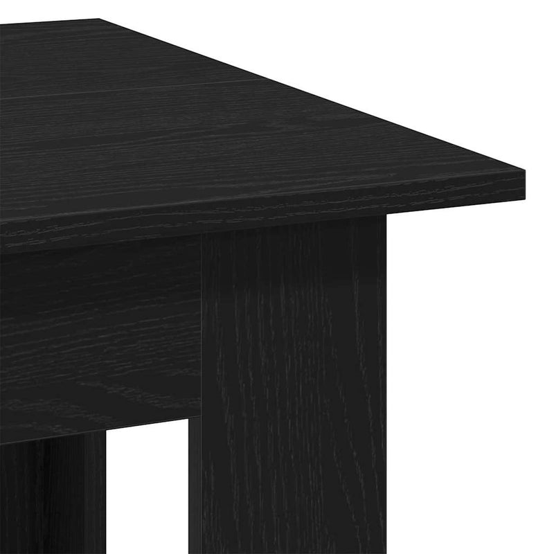 vidaXL Dohányzóasztal Musta tammi 100 x 60 x 42 cm Faanyag