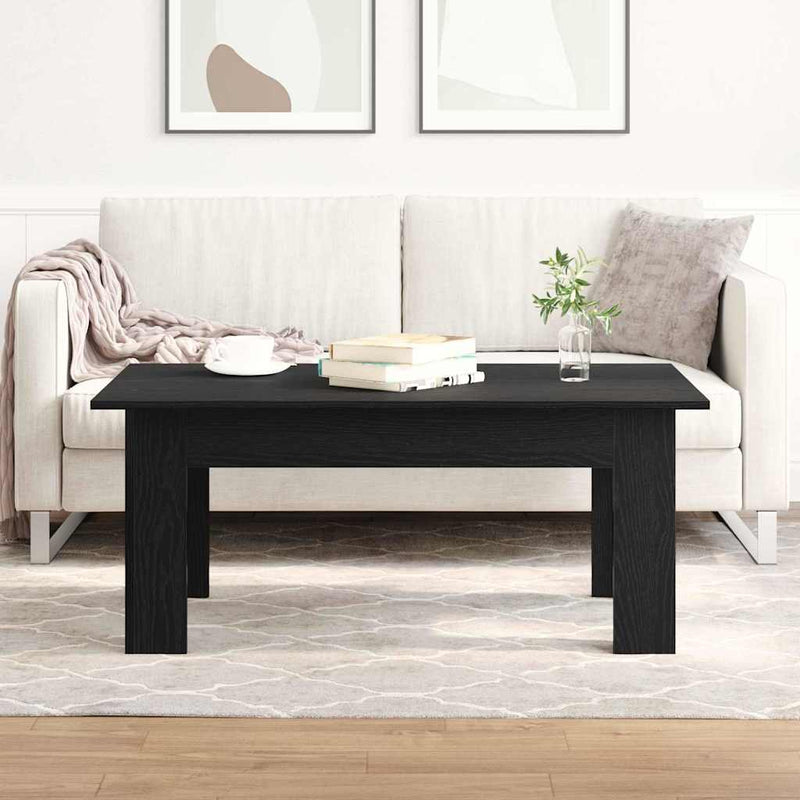 vidaXL Dohányzóasztal Musta tammi 100 x 60 x 42 cm Faanyag