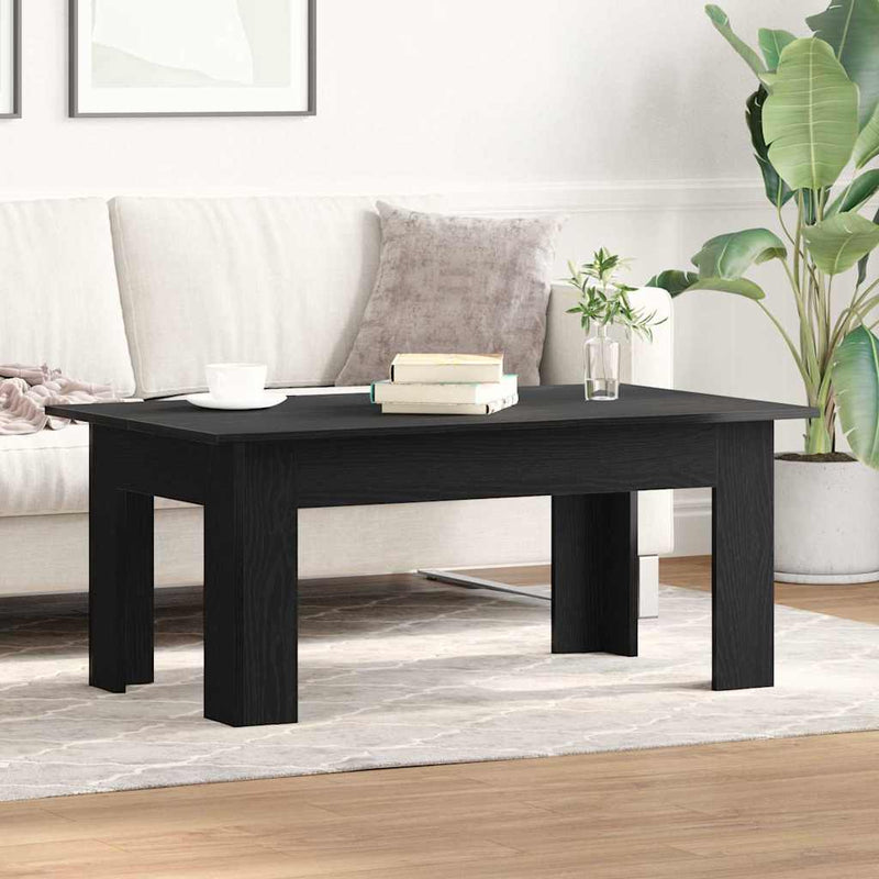vidaXL Dohányzóasztal Musta tammi 100 x 60 x 42 cm Faanyag