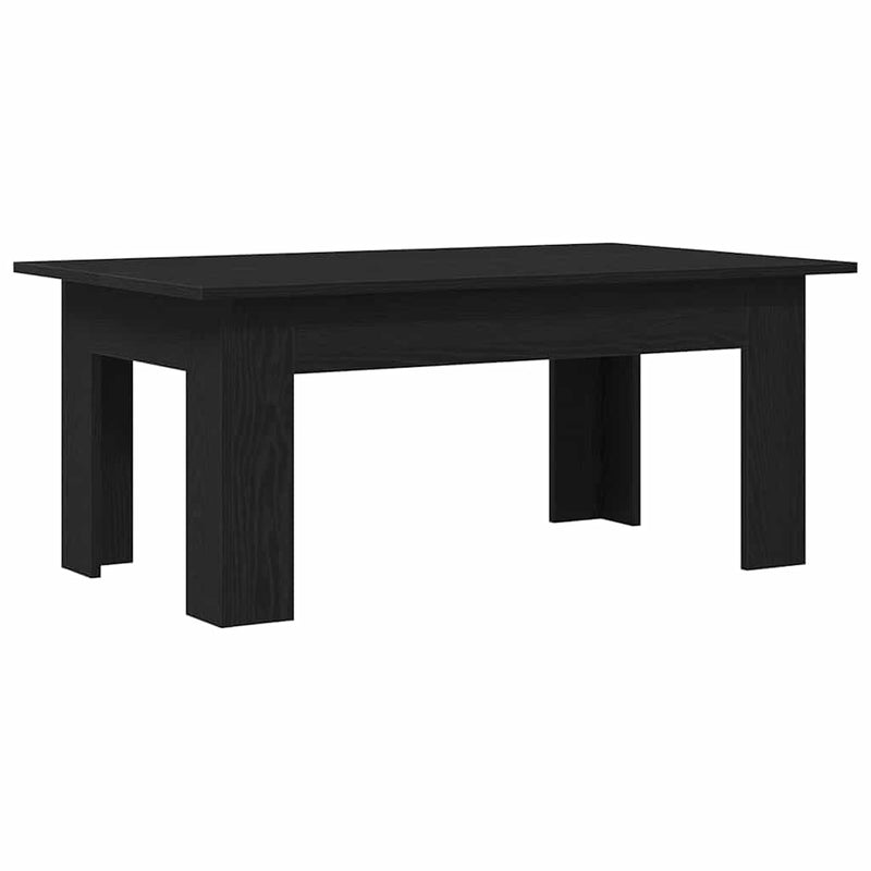 vidaXL Dohányzóasztal Musta tammi 100 x 60 x 42 cm Faanyag