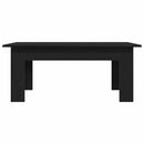 vidaXL Dohányzóasztal Fekete tölgy 100 x 60 x 42 cm Faanyag