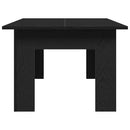 vidaXL Dohányzóasztal Fekete tölgy 100 x 60 x 42 cm Faanyag