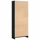 vidaXL Könyvespolc Fekete tölgy 60 x 24 x 143 cm Faanyag