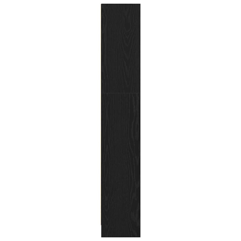 vidaXL Könyvespolc Fekete tölgy 60 x 24 x 143 cm Faanyag