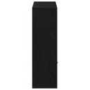 vidaXL fekete tölgy színű szerelt fa könyvszekrény 98x29x97,5 cm