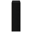 vidaXL fekete tölgyfa könyvesszekrény 98 x 29 x 97,5 cm