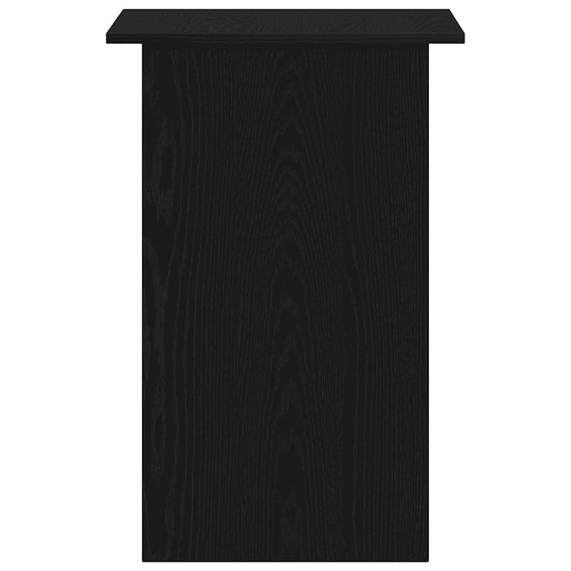vidaXL fekete tölgy színű szerelt fa íróasztal 90 x 50 x 74 cm