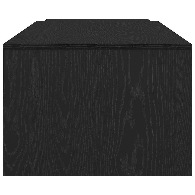 vidaXL Dohányzóasztal Musta tammi 150 x 50 x 35 cm Faanyag