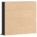 vidaXL fekete tölgyszínű szerelt fa CD-szekrény 100x23x89,5 cm