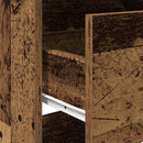 vidaXL antik fa szerelt fa tálalószekrény 60 x 35 x 76 cm