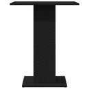 vidaXL fekete tölgy szerelt fa bisztróasztal 60x60x75 cm