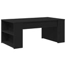 vidaXL Dohányzóasztal Fekete tölgy 102 x 55 x 42 cm Faanyag