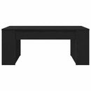 vidaXL Dohányzóasztal Fekete tölgy 102 x 55 x 42 cm Faanyag