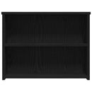 vidaXL Dohányzóasztal Fekete tölgy 102 x 55 x 42 cm Faanyag