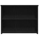 vidaXL Dohányzóasztal Fekete tölgy 102 x 55 x 42 cm Faanyag