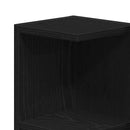 vidaXL Tükörszekrény Fekete Tölgy 80 x 20,5 x 64 cm Szerelt Fa