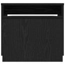 vidaXL Egymásba helyezhető asztalok Fekete tölgy 100 x 48 x 40 cm