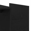 vidaXL Dohányzóasztal Fekete tölgy 90 x 45 x 35 cm Faanyag