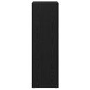 vidaXL Fürdőszoba Székény fiókkal Fekete tölgy 30 x 30 x 95 cm Faanyag