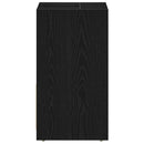 vidaXL fekete tölgy színű szerelt fa fürdőszobaszekrény 60x33x60 cm