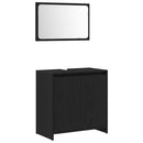 vidaXL Fürdőszoba Székény Fekete tölgy 60 x 33 x 60 cm Szerelt Fa