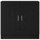 vidaXL Könyvespolc Fekete tölgy 82,5 x 30,5 x 80 cm Faanyag