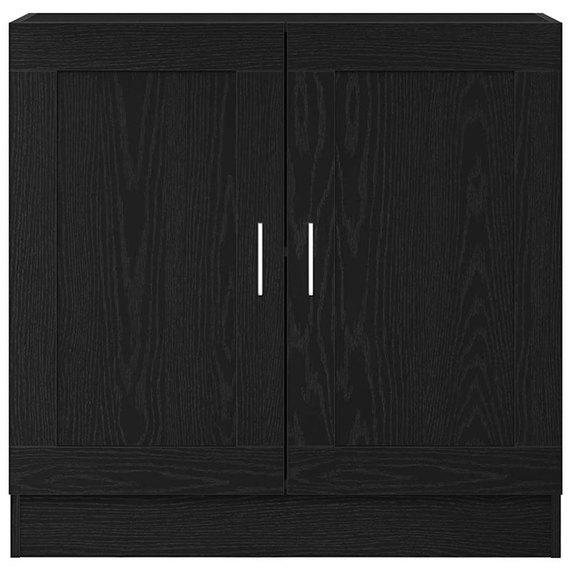 vidaXL Könyvespolc Fekete tölgy 82,5 x 30,5 x 80 cm Faanyag