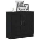 vidaXL Könyvespolc Fekete tölgy 82,5 x 30,5 x 80 cm Faanyag
