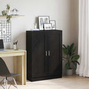 vidaXL Könyvespolc Fekete tölgy 82,5 x 30,5 x 115 cm Faanyag