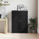 vidaXL Könyvespolc Fekete tölgy 82,5 x 30,5 x 115 cm Faanyag