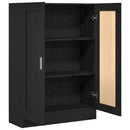 vidaXL Könyvespolc Fekete tölgy 82,5 x 30,5 x 115 cm Faanyag